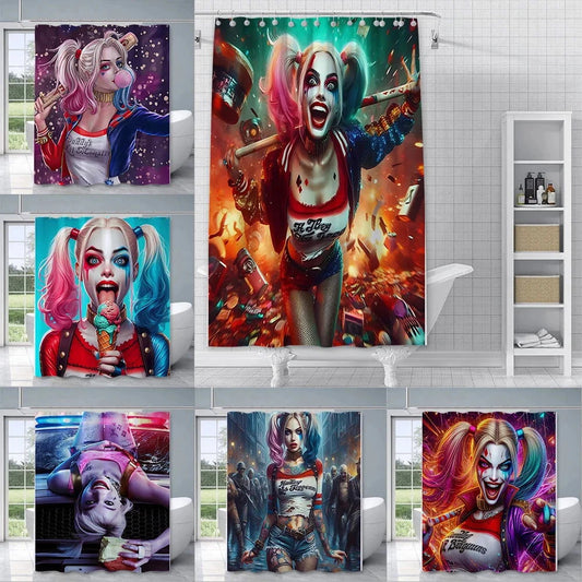 Rideau de Douche Harley Quinn - Boutique Batman