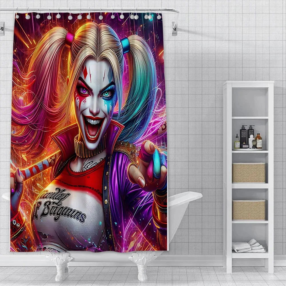 Rideau de Douche Harley Quinn - Boutique Batman