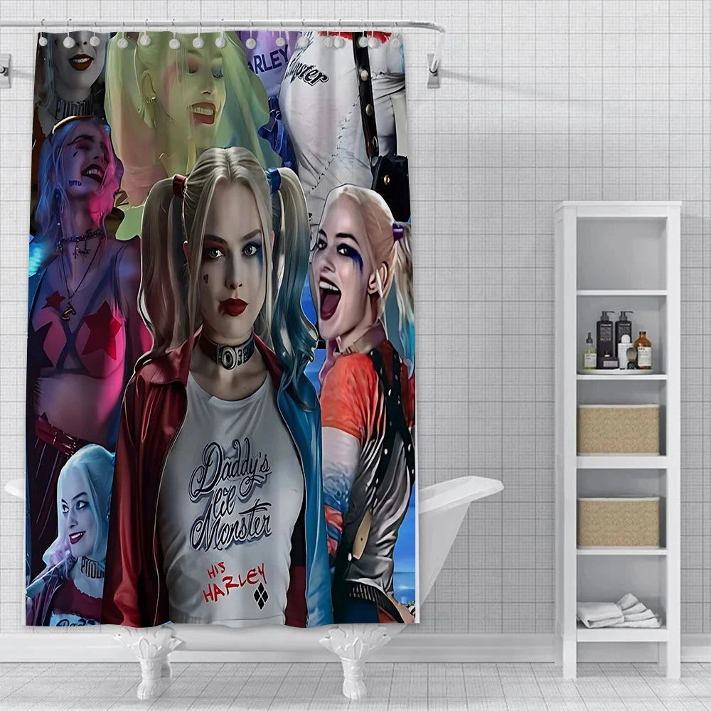 Rideau de Douche Harley Quinn - Boutique Batman