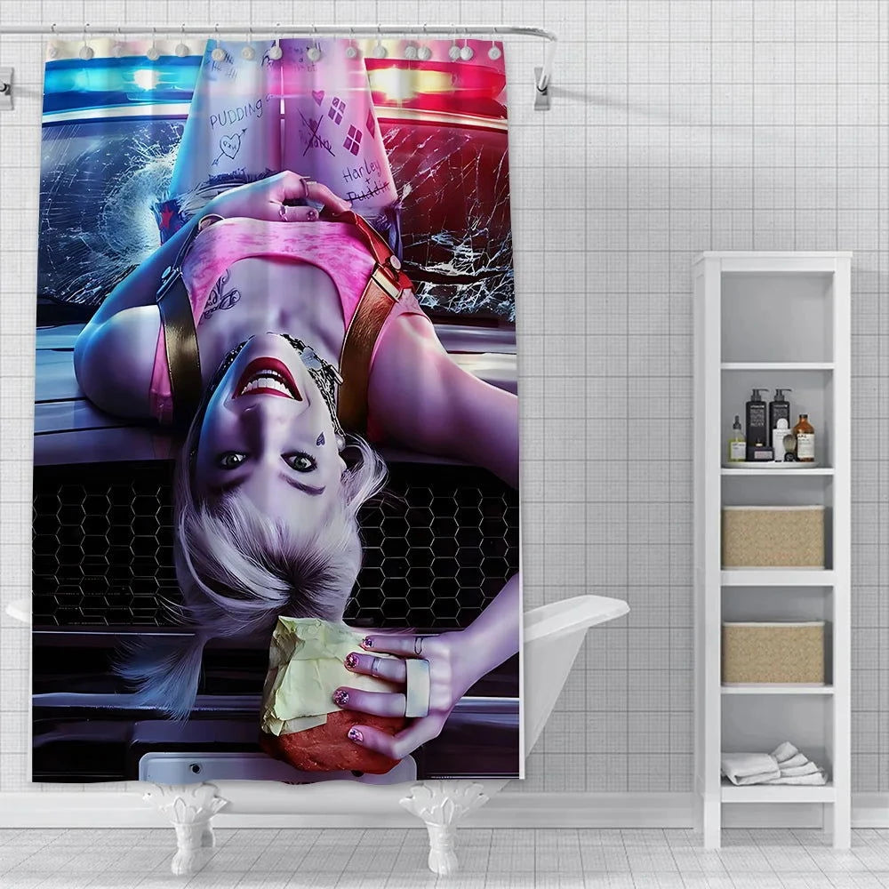 Rideau de Douche Harley Quinn - Boutique Batman