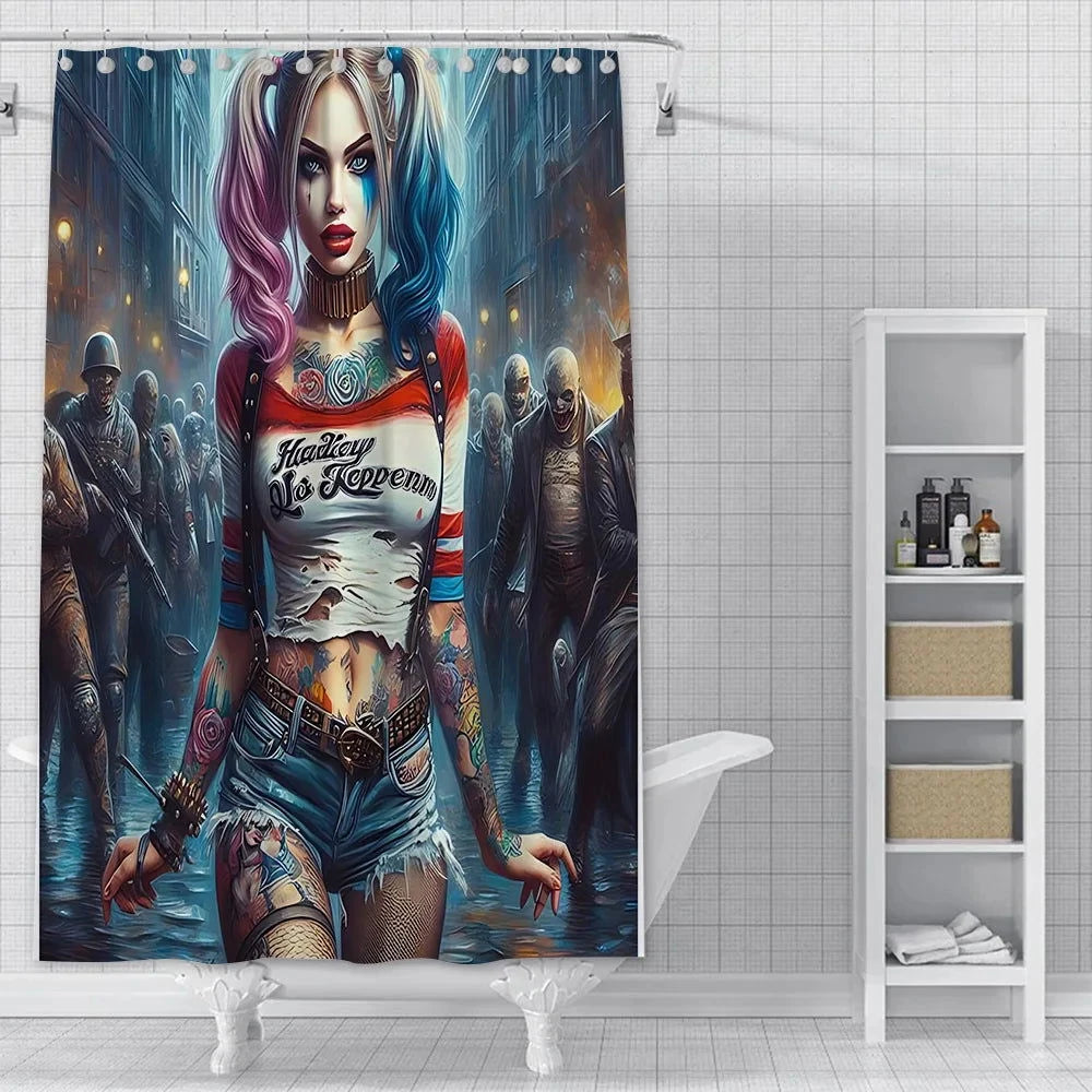 Rideau de Douche Harley Quinn - Boutique Batman