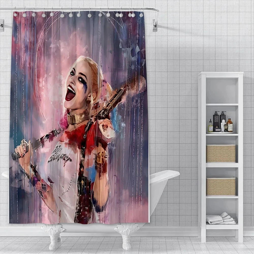 Rideau de Douche Harley Quinn - Boutique Batman