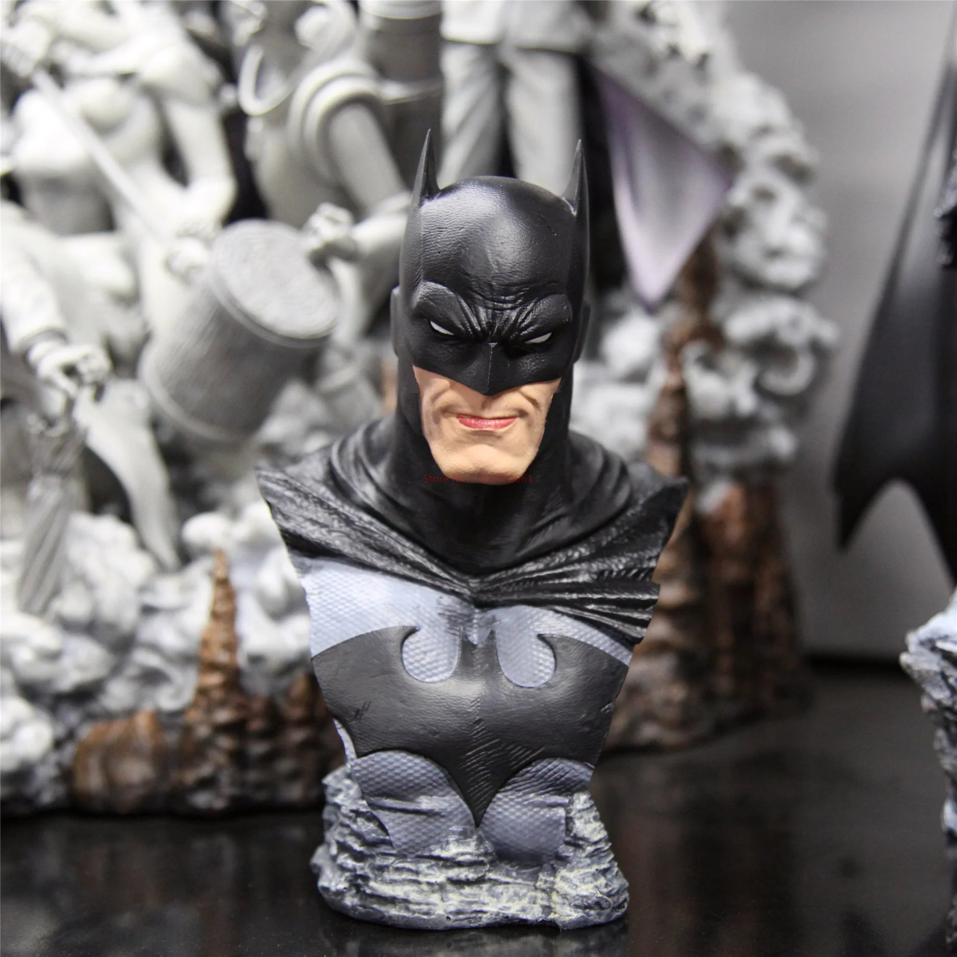 Statue Buste Batman Bleu