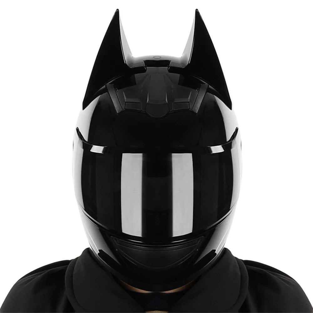 Casque de Moto Batman Noir Brillant