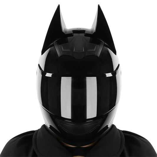 Casque de Moto Batman Noir Brillant