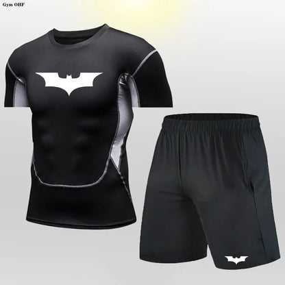 Ensemble Short et T-Shirt de Compression Batman