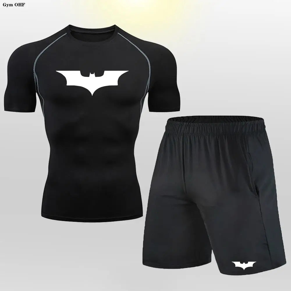 Ensemble Short et T-Shirt de Compression Batman