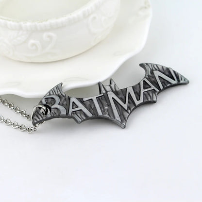 Collier Chauve Souris Noir Batman