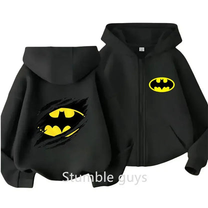 Pull Zip Batman Vintage pour Enfant