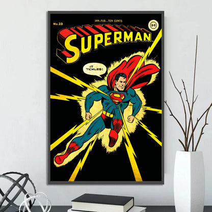 Póster de Batman estilo retro vintage