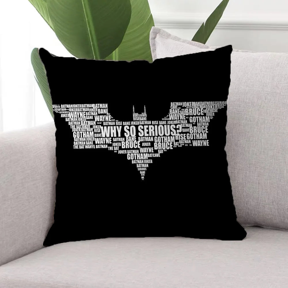 Housse de Coussin  de Salon Batman