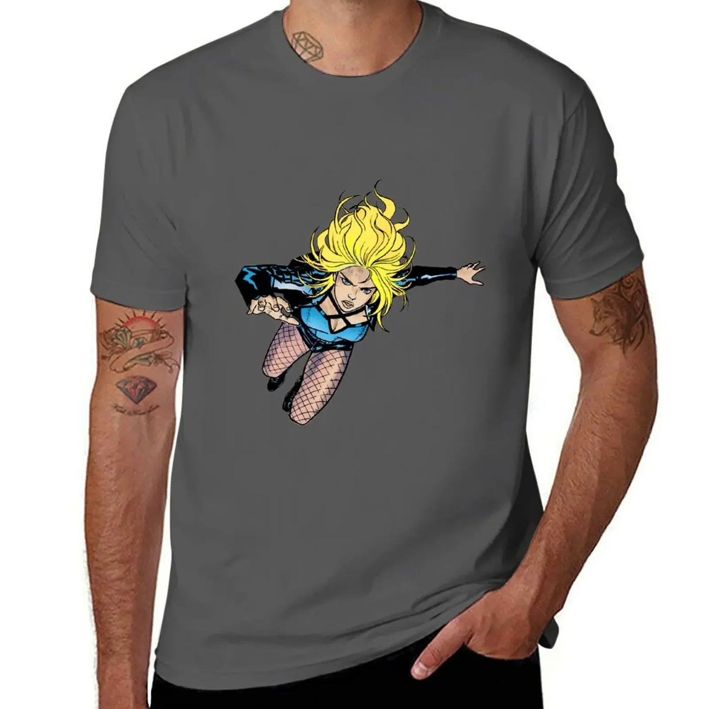 T-Shirt Black Canary Coton