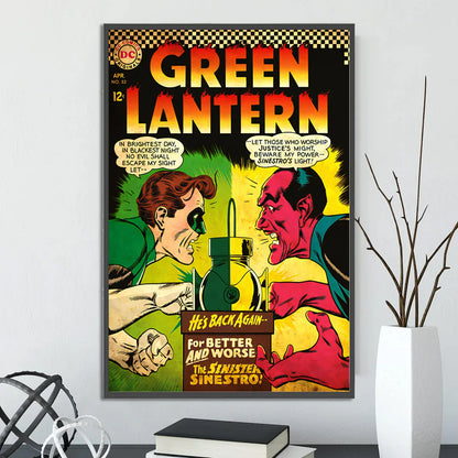 Póster de Batman estilo retro vintage
