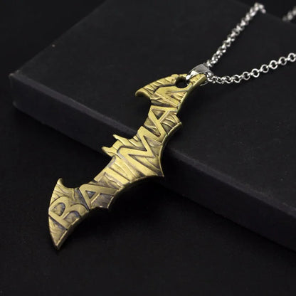 Collier Chauve Souris Noir Batman