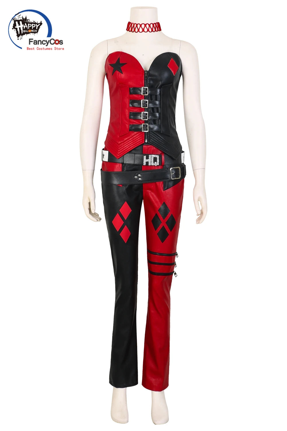 Déguisement Harley Quinn rouge et Noir