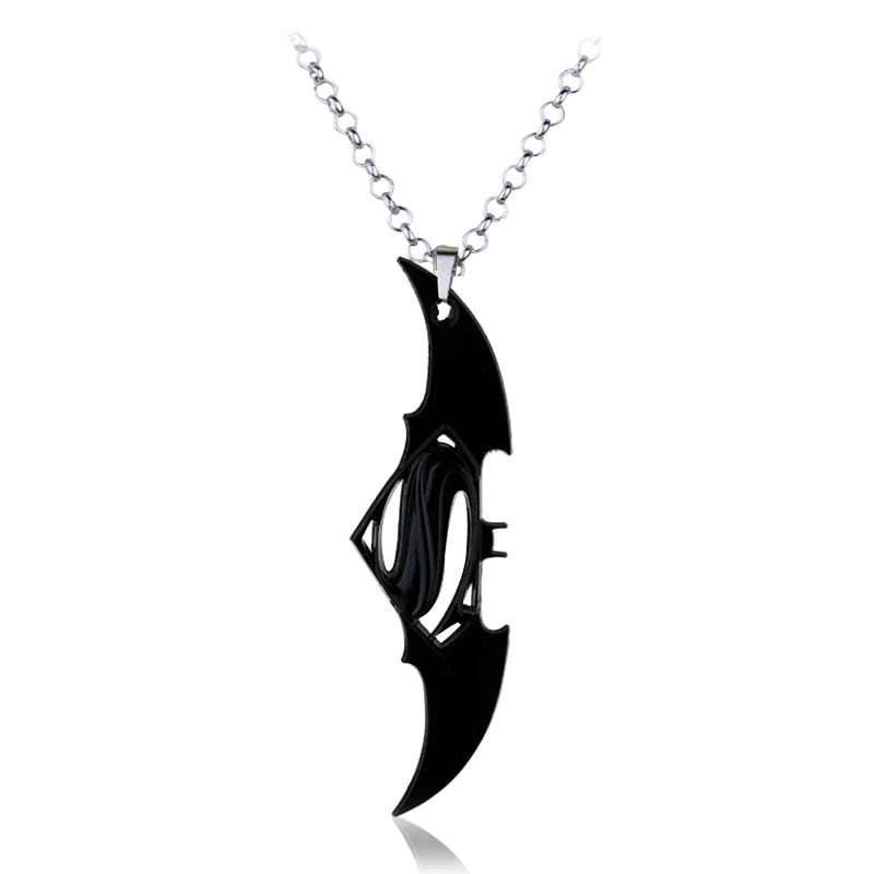 Collier Chauve Souris Noir Batman