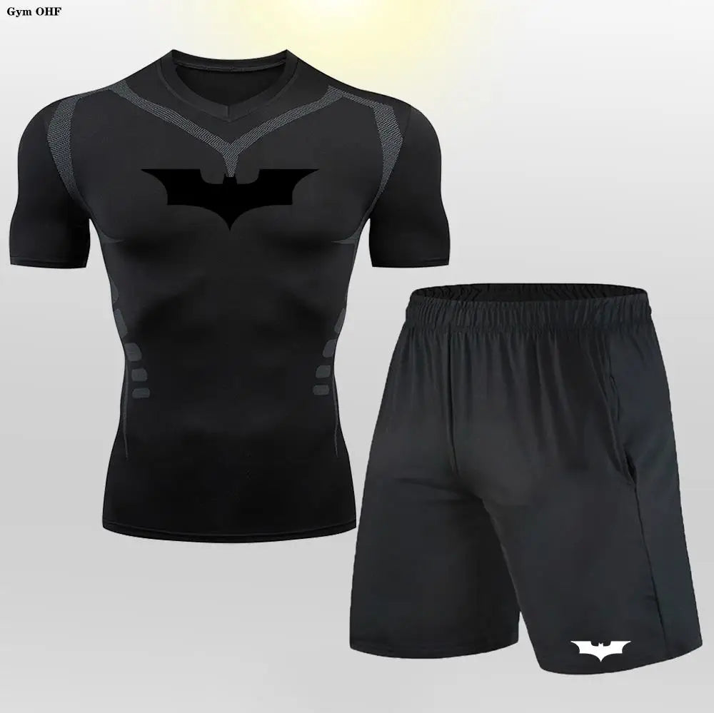 Ensemble Short et T-Shirt de Compression Batman