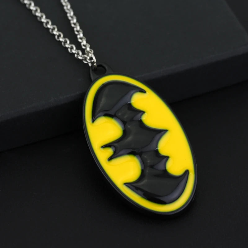 Collier Chauve Souris Noir Batman