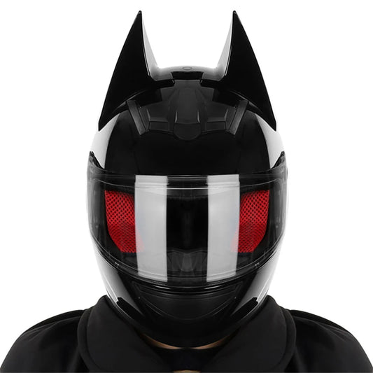 Casque de Moto Batman Brillant Anti Buée