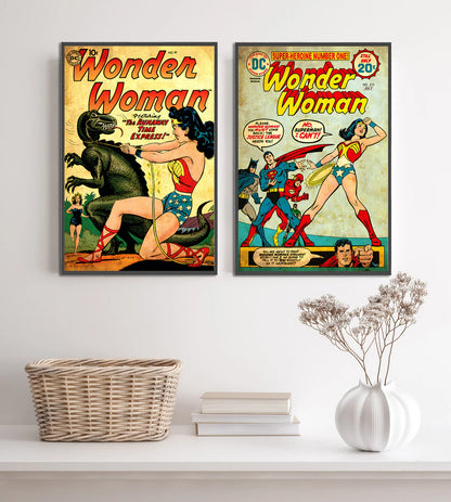 Póster de Batman estilo retro vintage
