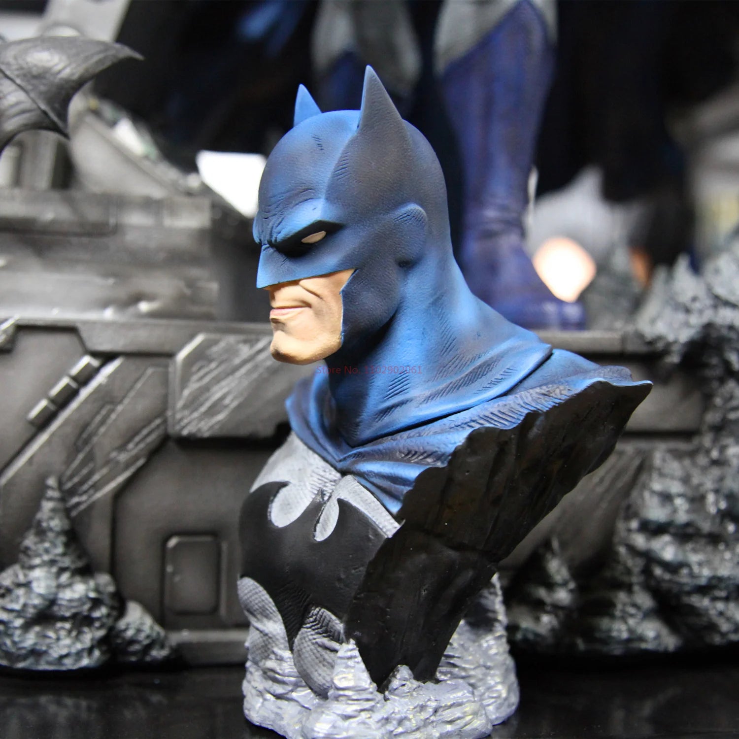 Statue Buste Batman Bleu