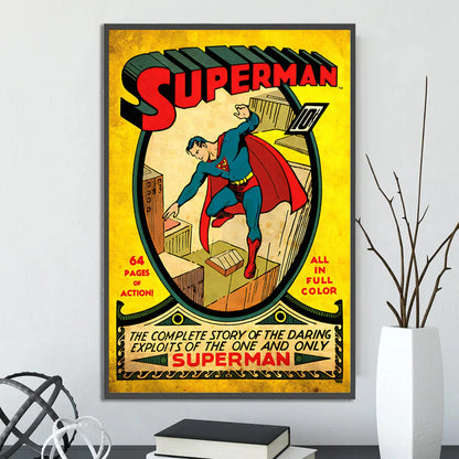 Póster de Batman estilo retro vintage