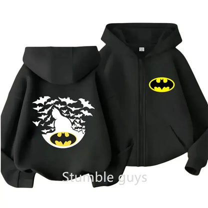 Pull Zip Batman Vintage pour Enfant