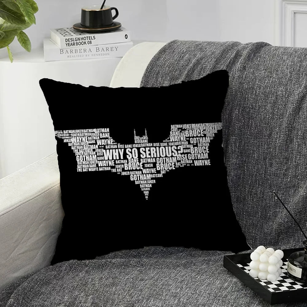 Housse de Coussin  de Salon Batman