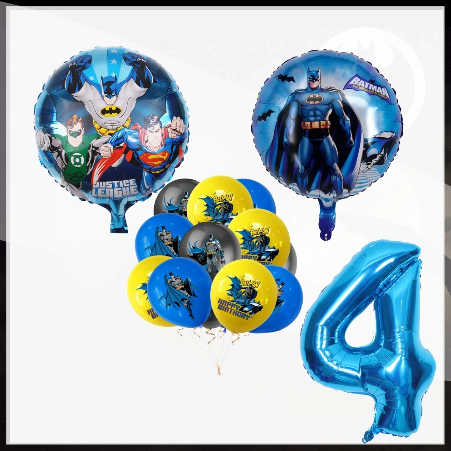 Ballon Batman Chiffre 4