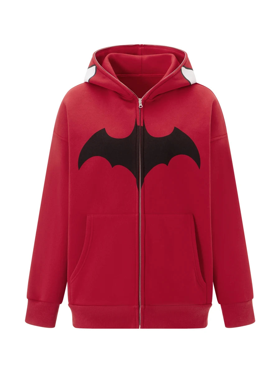 Pull Zip Batman Femme