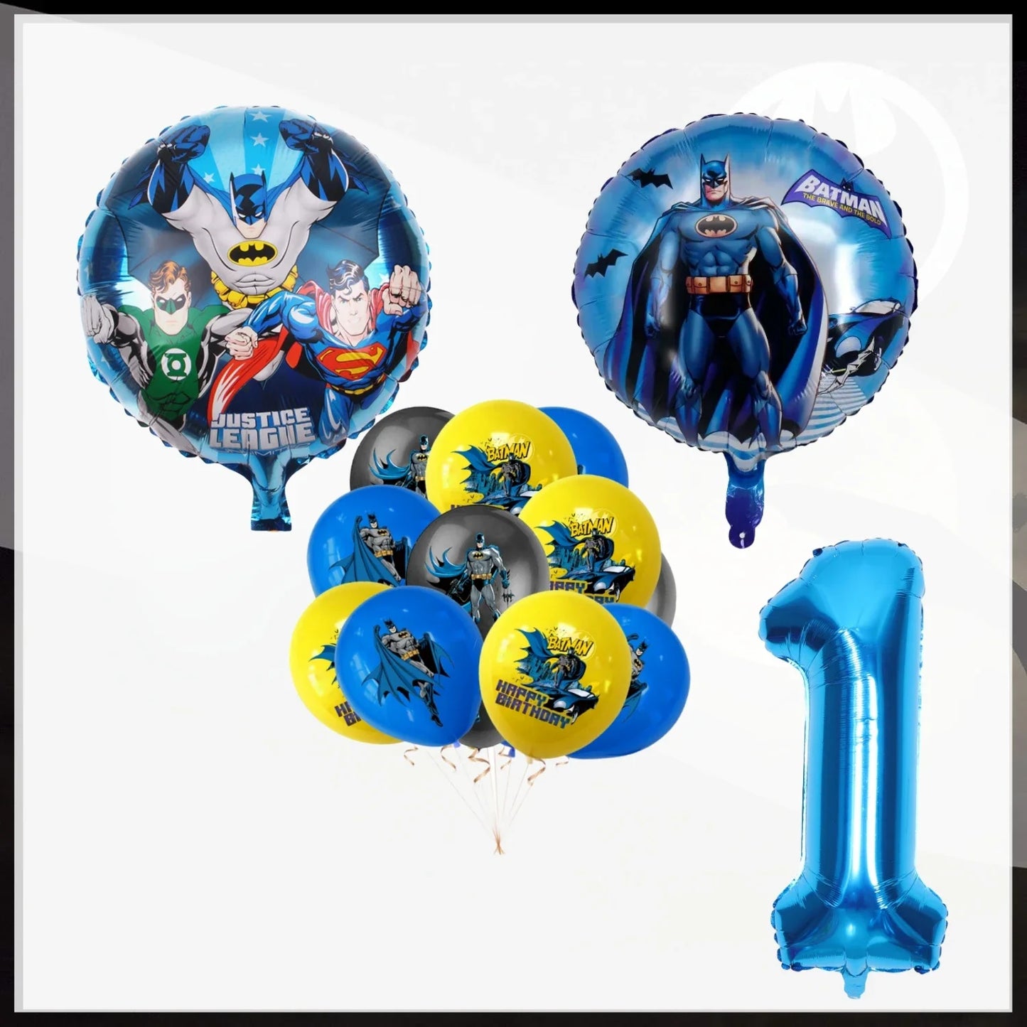 Ballons Batman Chiffre 1