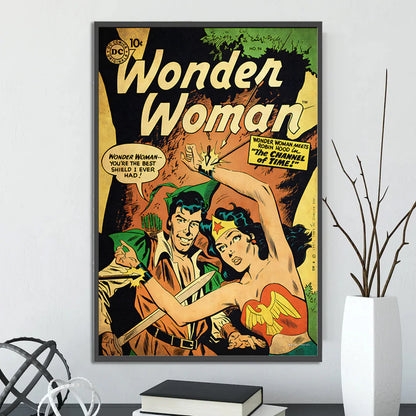 Póster de Batman estilo retro vintage
