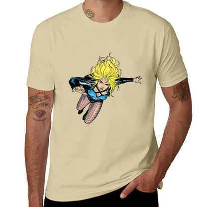 T-Shirt Black Canary Coton