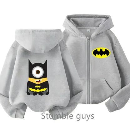 Pull Zip Batman Vintage pour Enfant