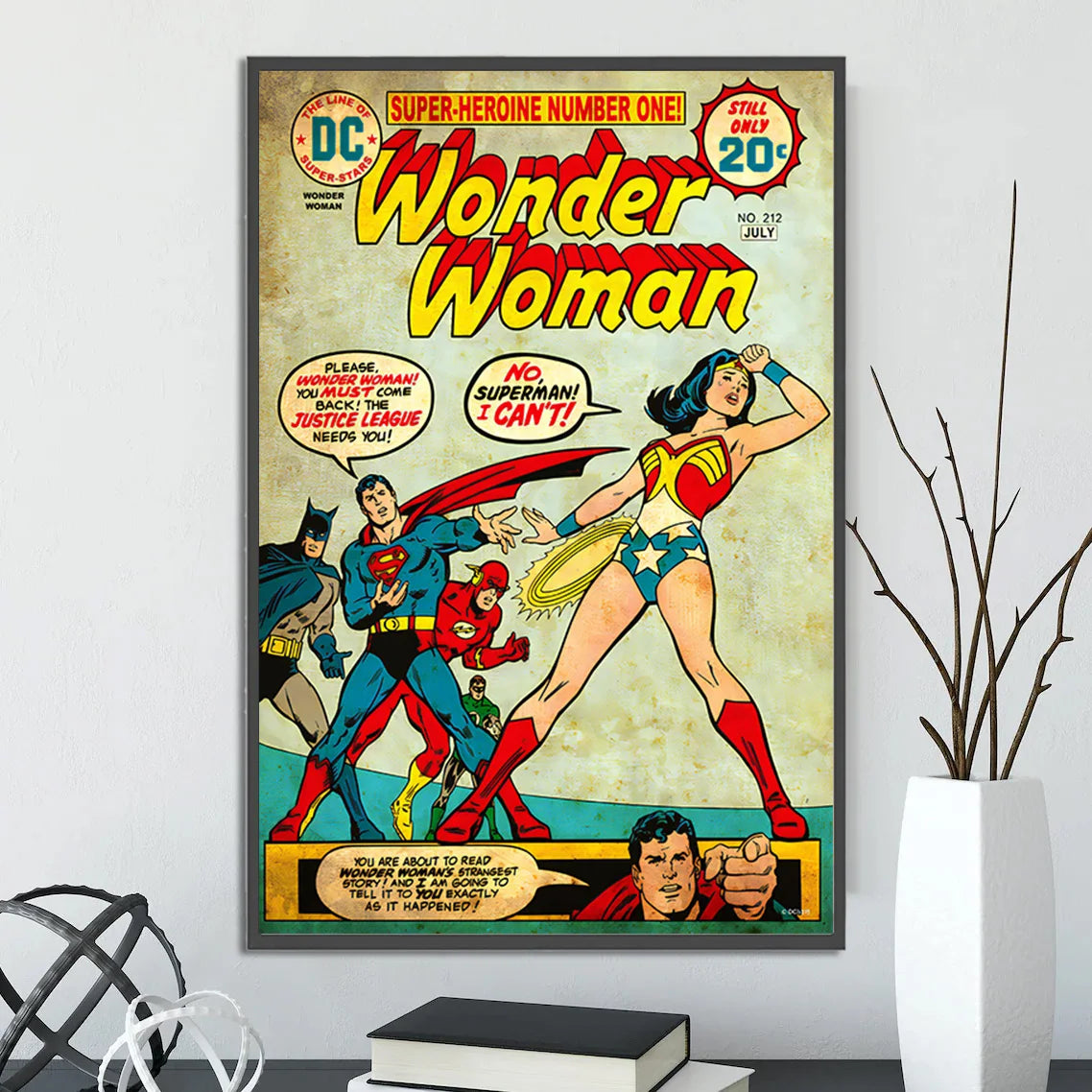 Póster de Batman estilo retro vintage