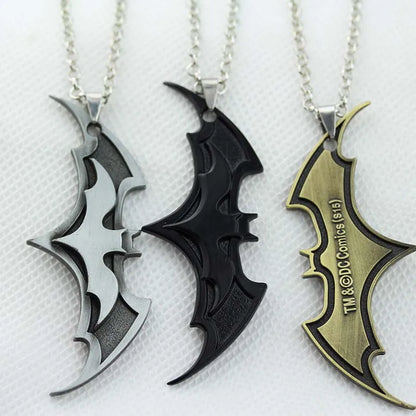 Collier Chauve Souris Noir Batman