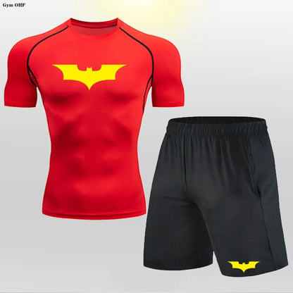 Ensemble Short et T-Shirt de Compression Batman