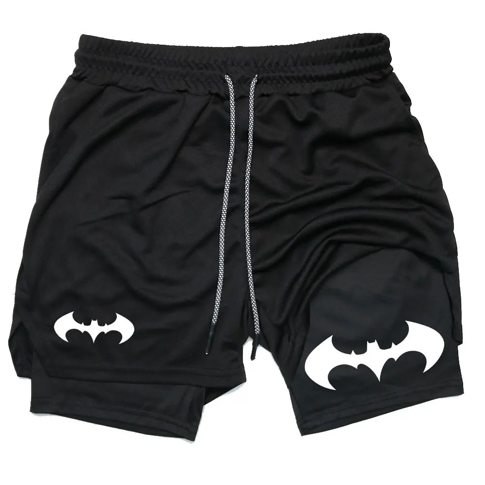 Short de Sport Double Couche Batman