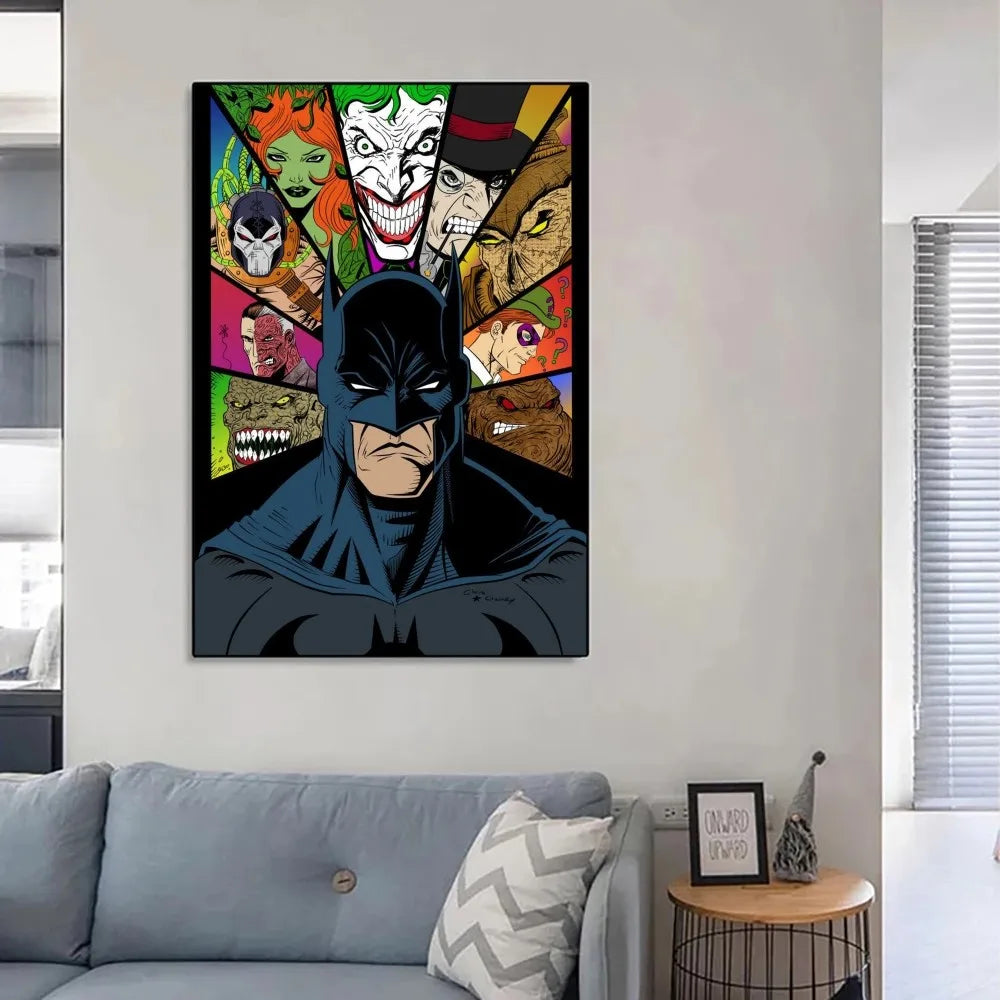 Poster Batman Vintage Bande Dessinée