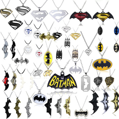 Collier Chauve Souris Noir Batman