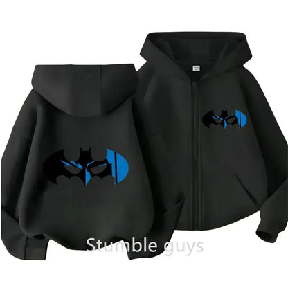 Pull Zip Batman Vintage pour Enfant