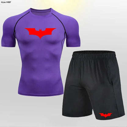 Ensemble Short et T-Shirt de Compression Batman