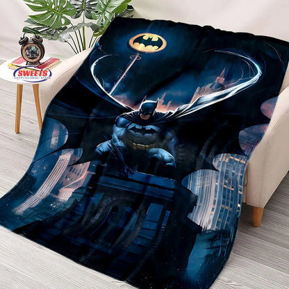 Couverture Plaid Batman Douce Flanelle