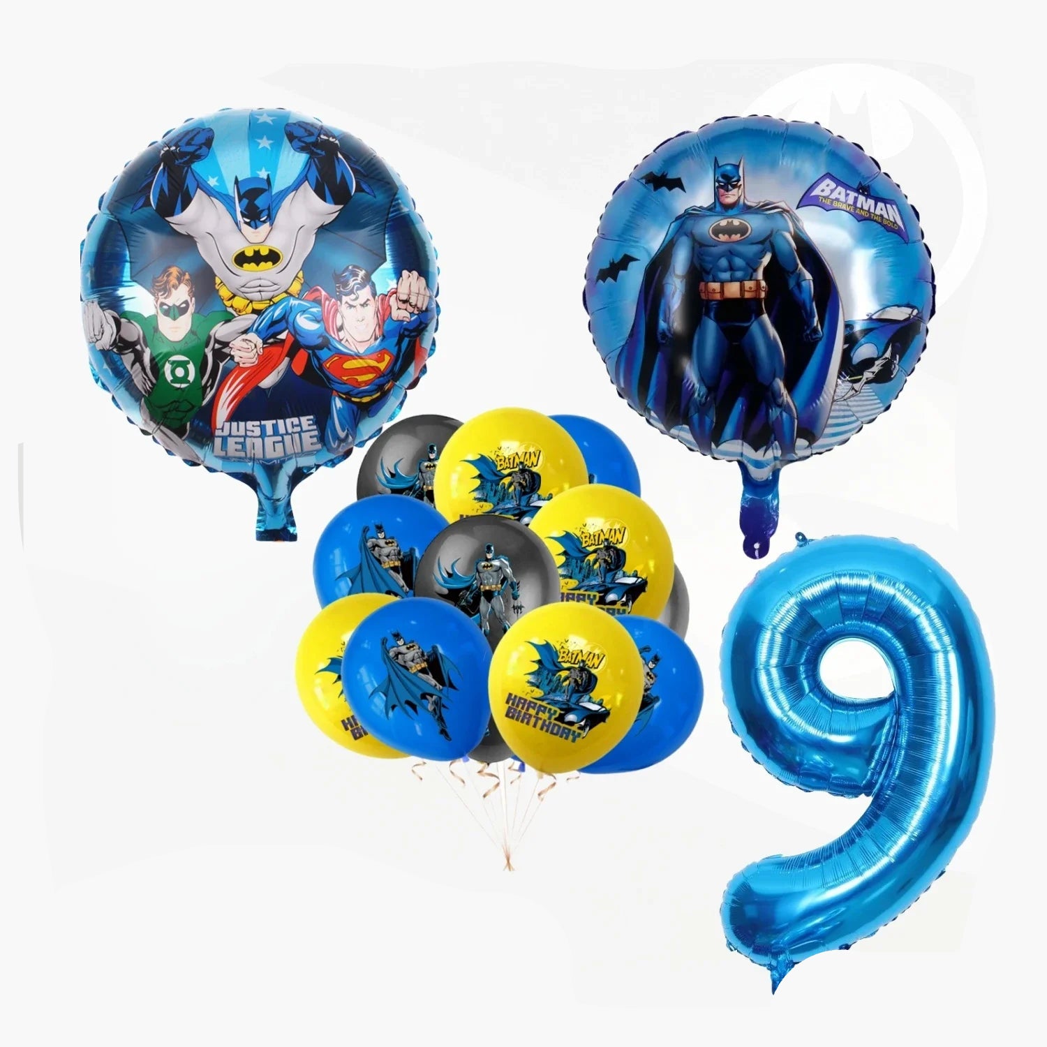 Ballon Batman Chiffre 9