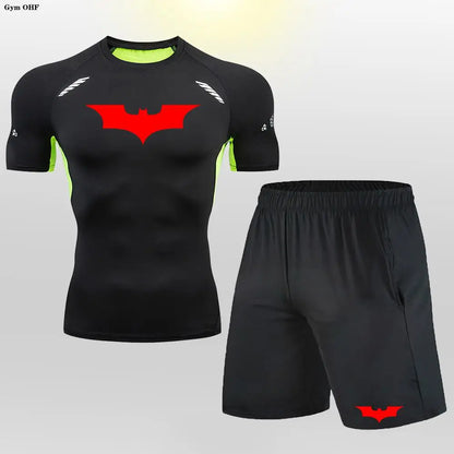 Ensemble Short et T-Shirt de Compression Batman