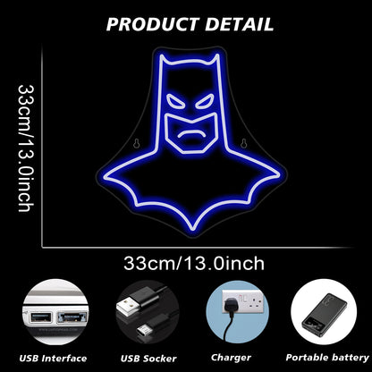 Lampe Murale Masque de Batman