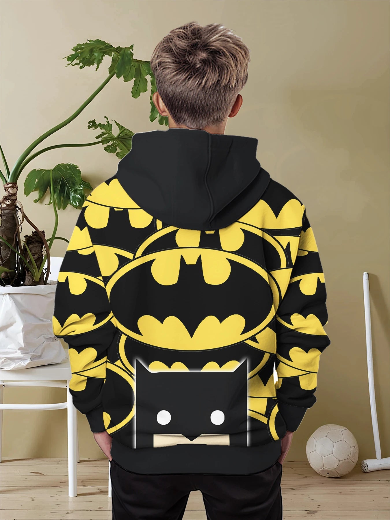 Suéter infantil con estampado 3D de Batman