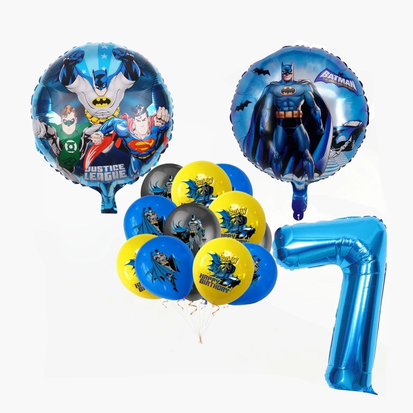 Ballon Batman Chiffre 7