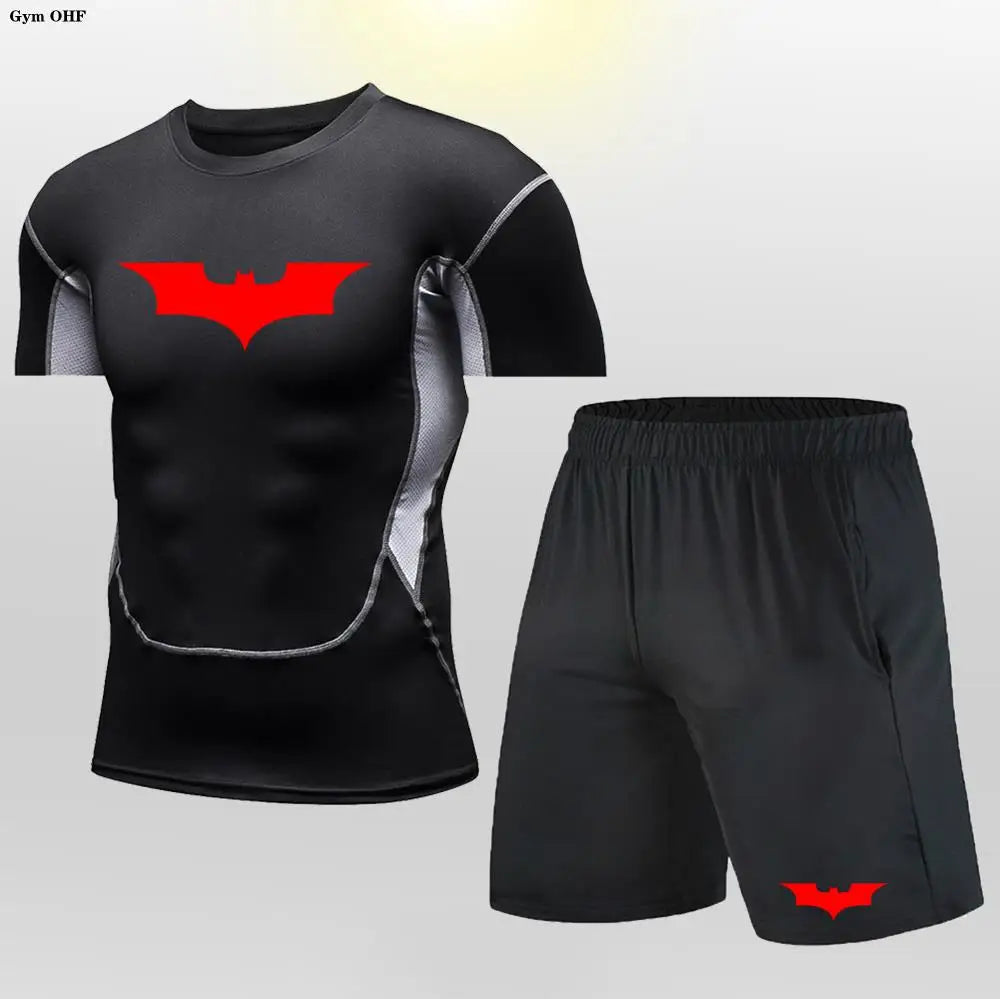 Ensemble Short et T-Shirt de Compression Batman