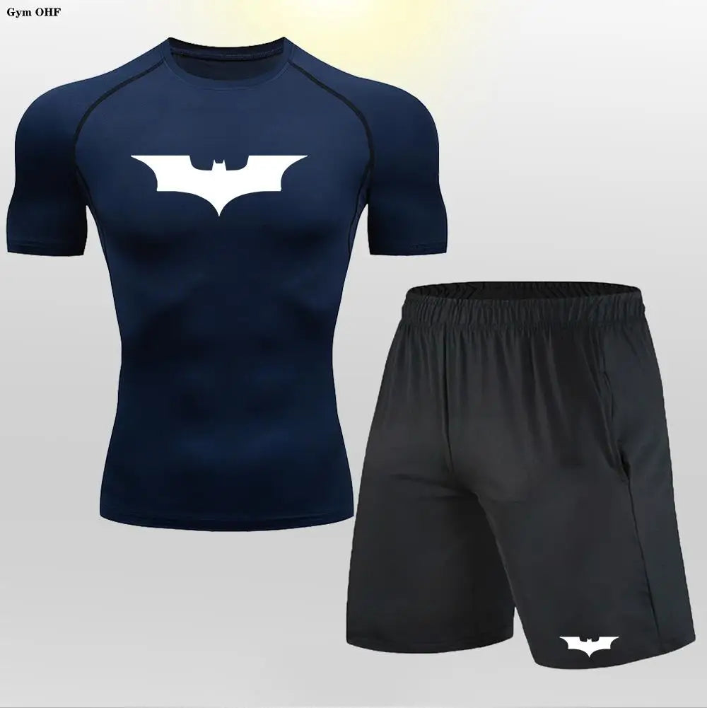 Ensemble Short et T-Shirt de Compression Batman